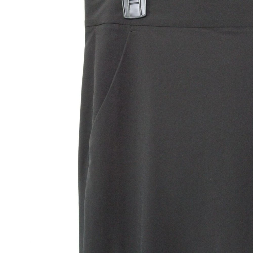 Athleta Tribeca Snap Ankle Crop Pants Black Athletic Women's Size 8 H13384 - Picture 4 of 12